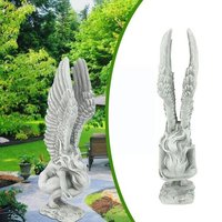 Statue En Résine Pour Échange D'ange, Décoration De Jardin, Artisanat, Maison, Sculpture En Plein Air, Art Religieux, Décoration De Bureau I3s7