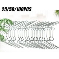 Serre En Acier Galvanis? De Type W, 25/50/100, Serre-Verre ? Ressort, Fil De Vitrage, Clips De Fixation