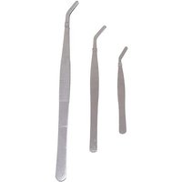 Pince À Bonsaï À Faire Soi-Même, Courbée Et Droite, En Acier Inoxydable, Pour Micro Paysage, Accessoires De Jardin Et D'aquarium, 12/17/25cm
