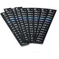 Thermomètre Numérique Pour Aquarium, 10 Pièces, Autocollant De Température Pour Aquarium, Double Échelle, Épicerie D19, Livraison Directe