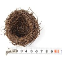 Cabane À Oiseaux Tissée En Rotin Naturel, Nid Confortable Et Respirant, Pour Petits Et Moyens Oiseaux, Petit, Moyen, Perchoir, Livraison Directe