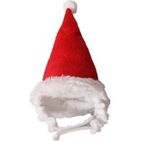 Chapeau De Père Noël Pour Animaux De Compagnie, Lapin, Hamster, Rats, Accessoires De Tête Pour Petits Animaux De Noël
