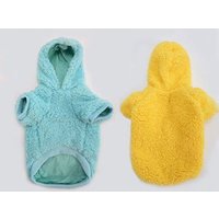Veste D'automne Et D'hiver À Capuche, Vêtements Chauds En Peluche Pour Chiens, Manteau Épais Pour Petits Chiens, Chats, Chihuahua, Carlin