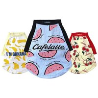 T-Shirt D'été En Coton Pour Chien, Chiot, Chat, Fruits, Mignon, Vêtements Pour Animaux De Compagnie, Petit Et Moyen Gabarit, 2021