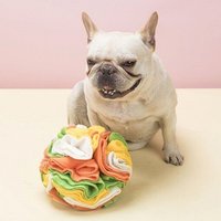 Balle De Reniflage Pour Chien, Jouets De Puzzle, Entraînement Au Qi, Mangeoire À Distribution Lente, Pliable, Nez, Jeu D'intelligence Pour Animaux De