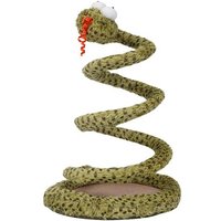Jouet En Peluche Serpent Doux Pour Chat Qui Couine, Jouets Pivotants Pour Jeux D'intérieur, Fournitures Pour Animaux De Compagnie, Jouets En Peluche