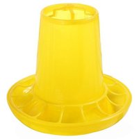 Seau D'alimentation Universel En Plastique Jaune Pour Animaux De Compagnie, Facile À Nettoyer, Jardin, Fournitures Pour Animaux De Compagnie