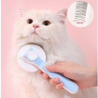 Brosse De Toilettage Pour Chat, Élimine Le Sous-Manteau Lâche, Facile À Nettoyer, Massage, Poignée Antidérapante, Livraison Directe