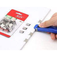 Distributeur De Clips De Recharge En Métal, Dispositif De Pinces À Pression, Pour L'école Et Le Bureau, Pour Étudiants, Livraison Directe