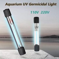 Lampe De Stérilisation Uv Germicide D'aquarium 220v 110v, Lampe De Purification D'eau, Élimination D'algues D'étang De Poisson, Lampes De Plongée
