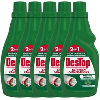 DESTOP Lot de 5 Gels Entretien Canalisations - Fosse Septique - 750 ml Parfum Menthe