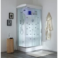 CABINE DE DOUCHE HYDROMASSAGE MULTIFONCTIONNELLE 70x90 DROITE IRIDE