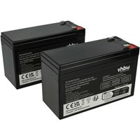 vhbw 2x Batterie pour ASI & autres types d'appareils (7200mAh, 12V, AGM)