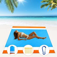 Couverture De Plage Portable, Grand Tapis De Pique-Nique Imperméable Et Résistant Au Sable, Pour Camping En Plein Air, Randonnée, Festivals De Musique