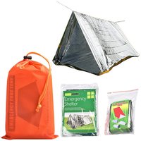 Tente De Survie Étanche En Plein Air, Couverture De Secours, Abri D'urgence, Tube Pour Escalade, Camping, Randonnée