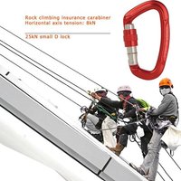 Boucle De Sécurité En Alliage D'aluminium, Pour Camping En Plein Air, Randonnée, Hamac D'escalade, Sac À Dos, Mousqueton