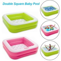 Piscine gonflable carrée pour bébé, pataugeoire douce et Ultra résistante pour enfants, jouets aquatiques d'été, fournitures de natation