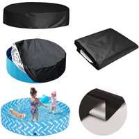 Couverture de piscine pour animaux de compagnie, haute qualité, pliable, rond, imperméable, pour enfants, 190t