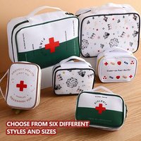 Boîte À Médicaments À Couches Épaissie, Grande Capacité, Armoire À Médicaments Portable En Tissu Imperméable À Domicile, Boîte De Rangement, Kit De