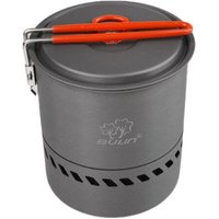 Pot À Eau De Camping Portable En Aluminium 1,5 L, Randonnée En Plein Air, Bouilloire De Pique-Nique, Pot À Échange De Chaleur, Ustensiles De Cuisine