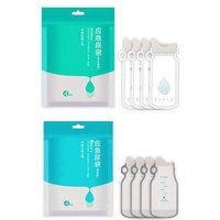 Sacs D'urine D'urgence Jetables, 8 Pièces, Pour L'extérieur, Facile À Emporter, Voyage En Voiture, Mini Toilette, 4 Pièces Vertes Et 4 Pièces Bleues