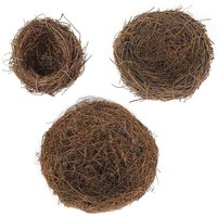 Cabane À Oiseaux En Rotin Naturel Tissé À La Main, Cage Écologique, Accessoires, Nid Confortable, Abri Contre Le Froid, 2,4/5/8 Pouces