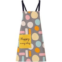 Tablier De Cuisine Avec Poche Ajustable En Forme De Marguerite, Bavoir En Coton Et Lin Pour Femmes, Pour Le Jardinage, La Peinture, Le Dessin