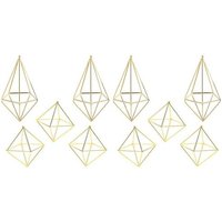 Mini Support De Plante À Air, 10 Paquets, Présentoir De Table En Métal, Décor Himmeli, Jardinière Géométrique Moderne, Tillandsia, Fern À Air