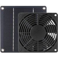 Ventilateur D'extraction Solaire 3w Portable, 2000(R/Min), Haute Vitesse, Pour Refroidissement De Chenil, Serre, Animalerie