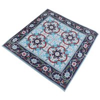 Autocollant Mural Marocain En Tissu Pour Meubles, Autocollant Amovible, Imperméable, Pour Table, Dessus De Bureau, 55x55cm, Lk001