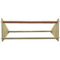 Support De Poule En Bois Givré, Perche, Triangle, Plateau De Table En Bois, Jouet De Jeu Pour Les Poules, Balançoire D'oiseau Faite À La Main Pour