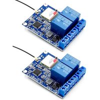 Module De Relais À 2 Canaux Sms Gsm, Commutateur De Télécommande Sim800c, Pour Pompe À Oxygène De Serre