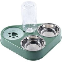 Bol À Riz Pour Animaux De Compagnie, Trois Bols Anti-Renversement, Pour Boire Automatiquement, Pour Chat