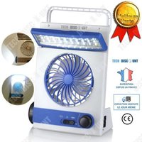 TD® Ventilateur panneaux solaire écologique économie d'énergie ventilature puissant sécurité été lampe LED camping mini ventilateur