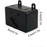 M - Le Noir - Dispositif Anti Aboiement Ultra Sonique'extérieur Pour Chien, Outil Silencieux, Anti Aboiement, Entraînements, Produits Pour Animaux De