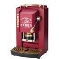 Faber Pro Deluxe Cafetière Dosettes 44mm Laiton Rouge Cerise