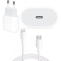 Chargeur Rapide 20W + Cable USB-C Lightning pour iPhone 14 - Visiodirect -