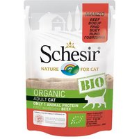 6x85g Schesir Bio Boeuf - Sachet Pour Chat