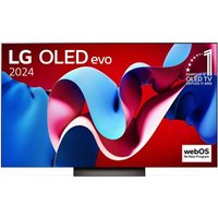 TV OLED Evo LG OLED77C4 195 cm 4K UHD Smart TV 2024 Noir et Brun