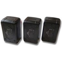vhbw Pack eco 3 batteries outillage 3000mAh (28V) compatible avec Milwaukee HD28 AG 125, etc... Remplacement pour 48-11-1830, 48-11-2830, 48-11-2850