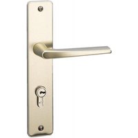 Poignées doubles - pour rosace ou plaque - alu champagne - Riviera VACHETTE