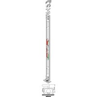 Crémone pompier à poignée rotative - en applique - City 43002 noir ISEO