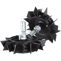 Roues métalliques 400x8 pour motobineuse et motoculteur Texas