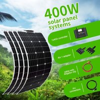 Kit Panneau Solaire Flexible 12/24v, Modele: Kit 400W 40A