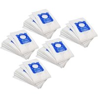 vhbw 50x Sacs compatible avec Philips FC 8617/01 Expression, FC 8910 Home Hero, FC 8911 Home Hero, FC 8912 Home Hero aspirateur - blanc
