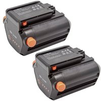vhbw 2x Batteries compatible avec Gardena AccuJet Li-18 (9335-20), ComfortCut Li-18/23 R (9825-20) (2000mAh, 18V, Li-ion)