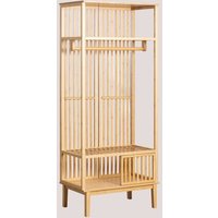 Armoire Avec Porte-Manteau Et Étagères En Bambou Albin Bambou