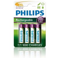 Philips Multilife R6B4A210 - Batterie 4 x type AA - NiMH - (rechargeables) - 2100 mAh
