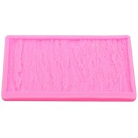 Moule En Silicone Pour Fondant, Texture En Bois, Motif D'écorce D'arbre, Décoration De Gâteaux, Moule À Sucre, Cuisson Du Chocolat Artisanal