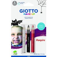 Blister 3 unités. Crayons cosmétiques vampires sur présentoir 5 pcs. giotto f473900